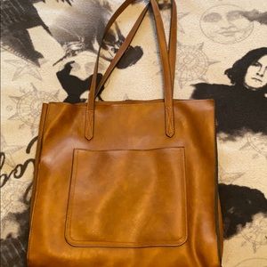 Brown leather Tote